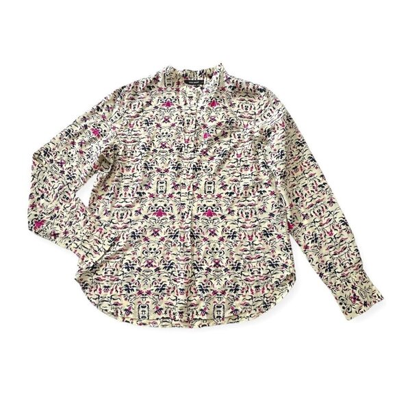 Isabel Marant Rusak Silk Printed Shirt,  Size  FR 38/US 6, New with tag, - Picture 6 of 14